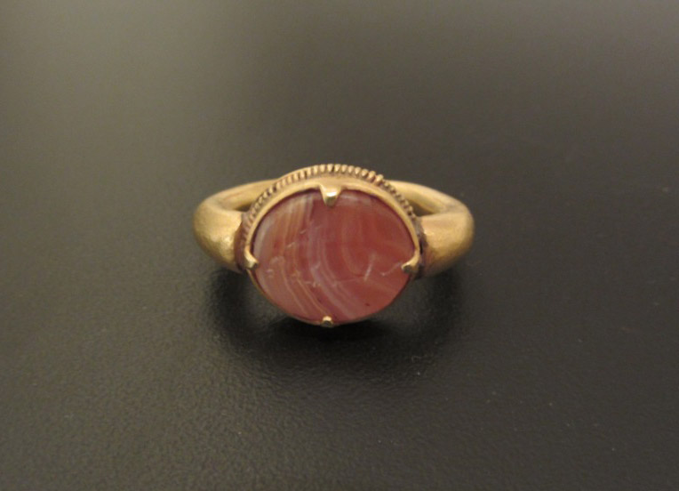 Carnelian and Gold Intaglio Ring