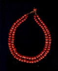 Double strand red coral